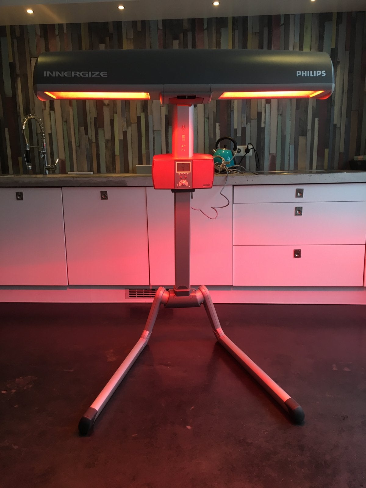 Philips Hapro Innergize HB935 infrarood solarium zonnehemel, Ophalen of Verzenden, Zo goed als nieuw, Zonnebank enkelzijdig, Minder dan 10 lampen