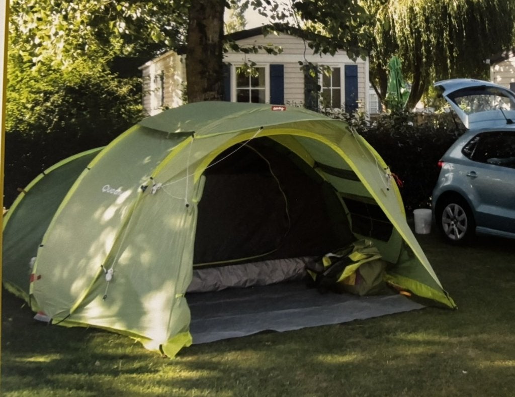 Quechua tent 2 Seconds XXL 4 personen, Caravans en Kamperen, Ophalen, Gebruikt, Tot en met 4