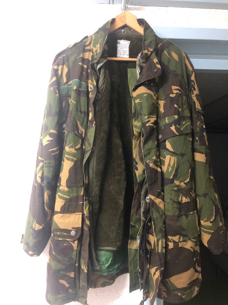 jas / parka met wintervoering landmacht, Ophalen of Verzenden, Landmacht, Nederland, Kleding of Schoenen