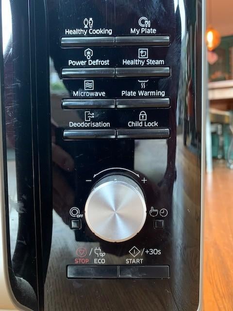 Samsung Magnetron in nette staat, Ophalen, Gebruikt, Magnetron, Draaiplateau