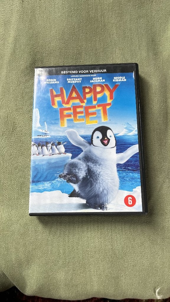 happy feet, Cd's en Dvd's, Dvd's | Tekenfilms en Animatie, Vanaf 6 jaar, Ophalen of Verzenden, Zo goed als nieuw, Amerikaans