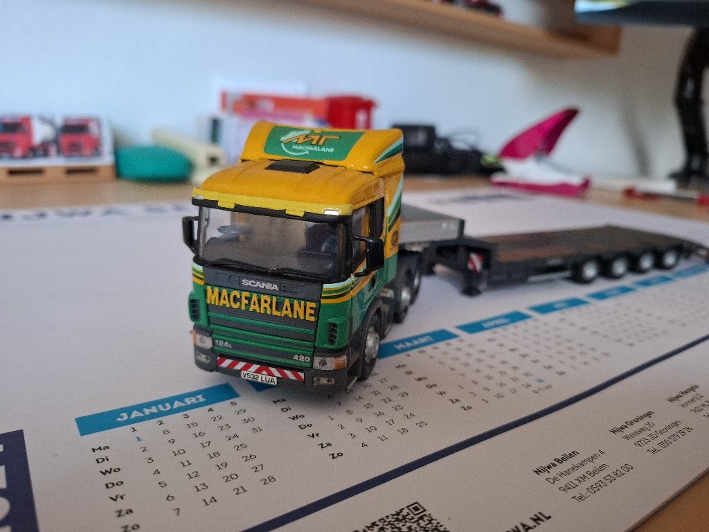 Goldhofer, Hobby en Vrije tijd, Modelauto's | 1:50, Ophalen of Verzenden, Zo goed als nieuw, Bus of Vrachtwagen, NZG