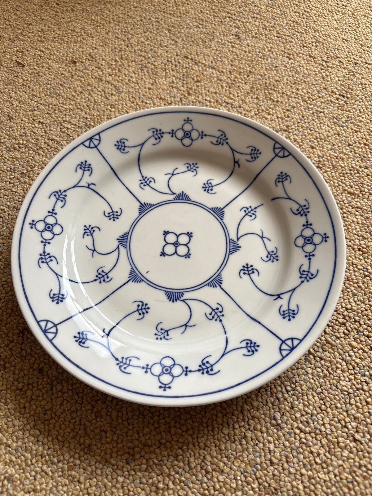 Jägersberg Original Blauw porseleinen bord, Antiek en Kunst, Antiek | Servies los, Ophalen