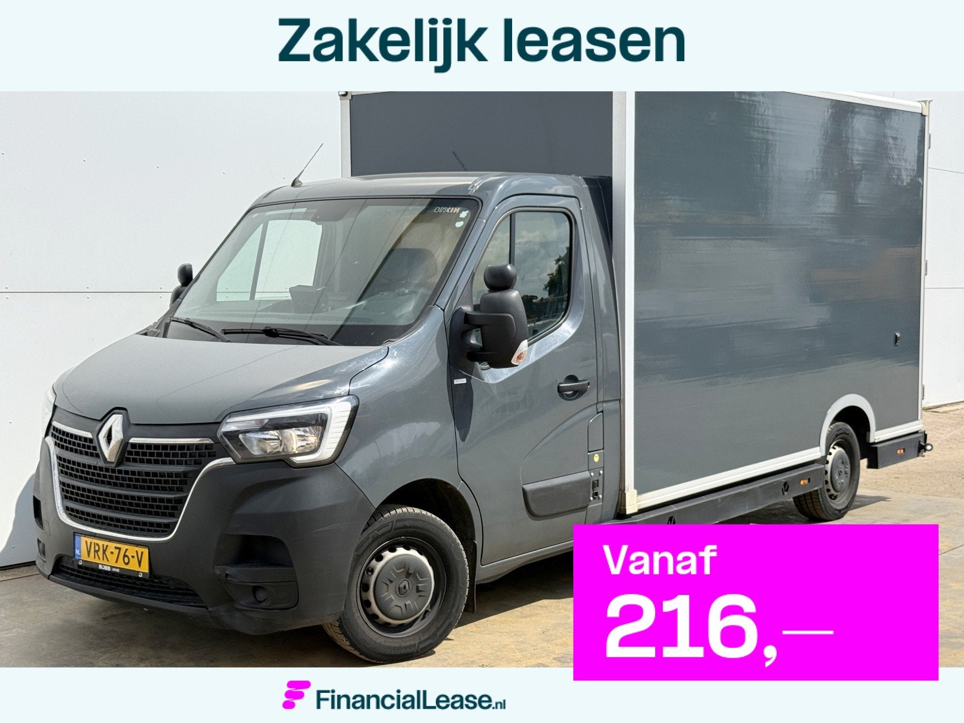 Renault Master Plancher T35 2.3 DCI 150PK Lowliner Bakwagen, Automatische klimaatregeling, Gebruikt, Zwart, 4 cilinders