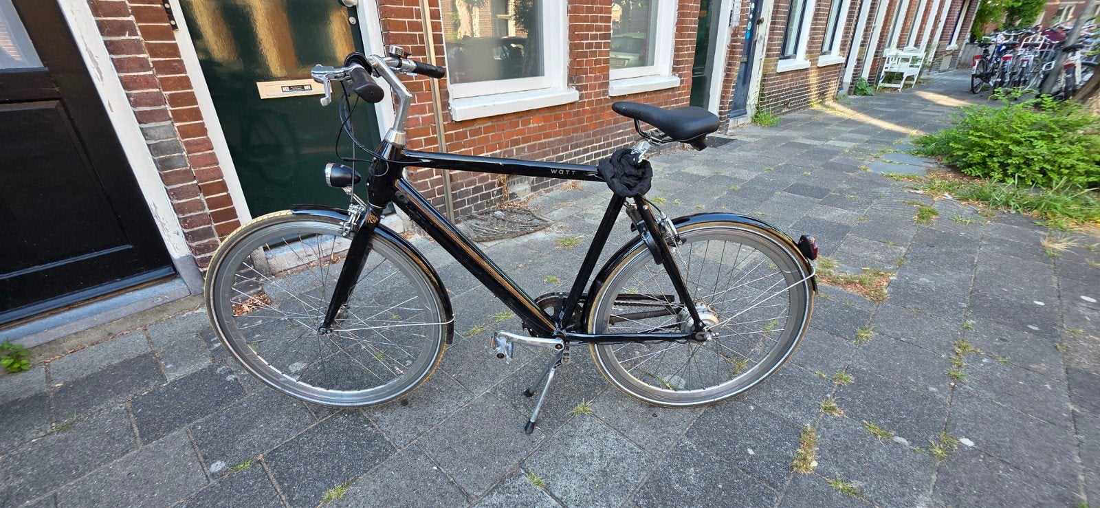 WATT Boston Male elektrische fiets / e-bike + kettingslot, Gebruikt, Velgrem, 53 tot 57 cm, Ophalen