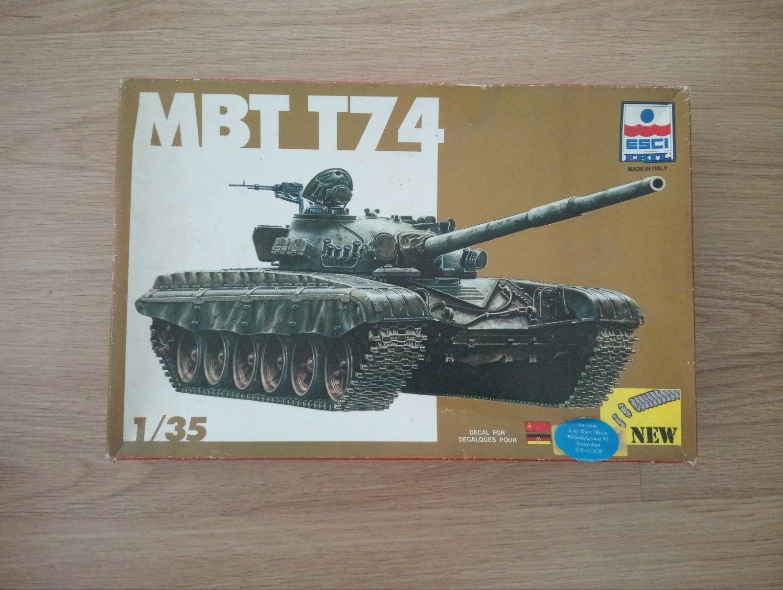 ESCI MBT T74 Tank Modelbouwkit 1/35 Nieuw, Tank, 1:32 tot 1:50, Nieuw, Ophalen