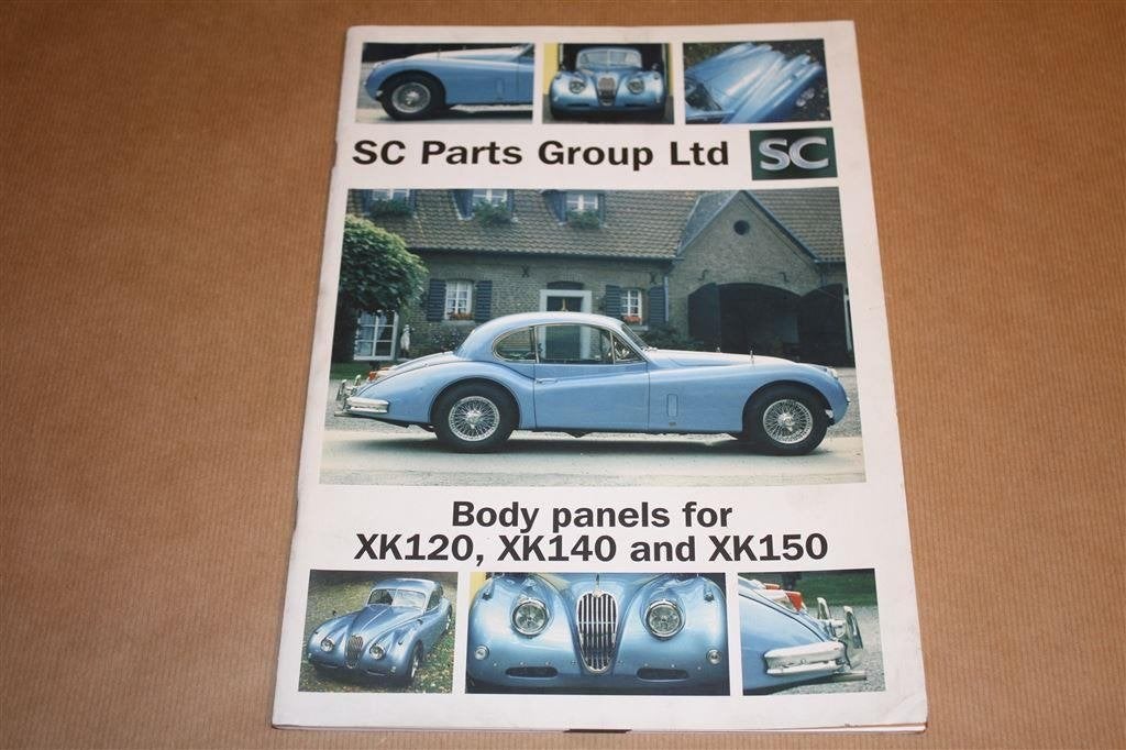 Catalogus - Jaguar Body panels for XK120, XK140 and XK150, Ophalen of Verzenden