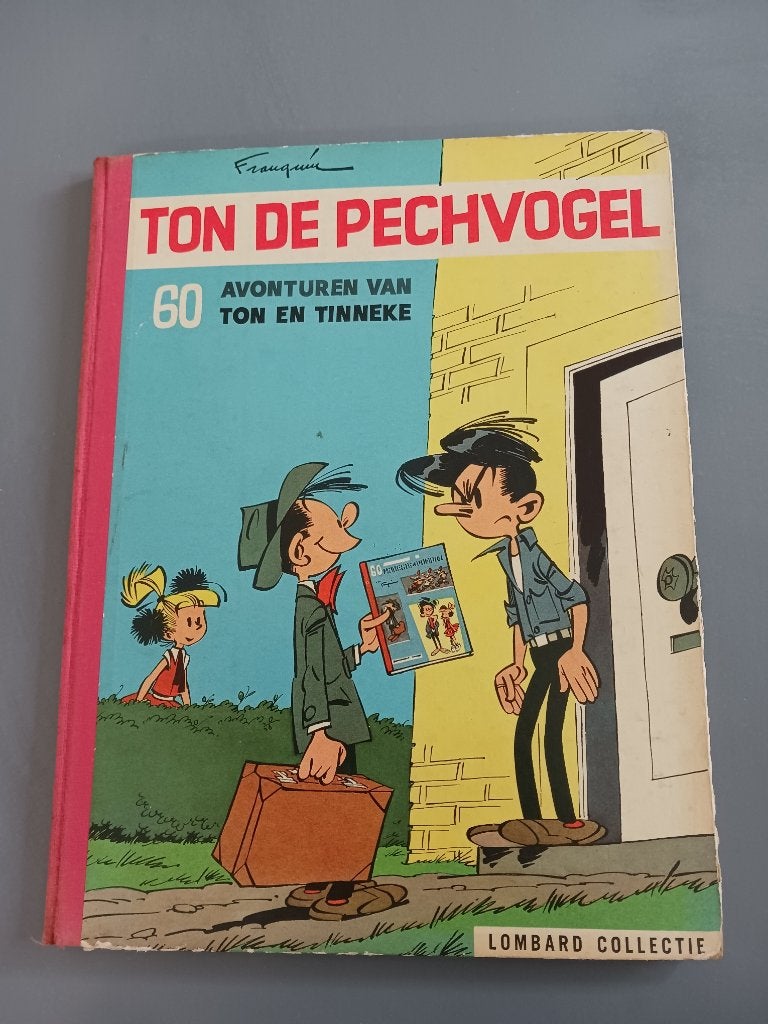 Ton de Pechvogel, HC 1ste druk, goede staat, Eén stripboek, Ophalen of Verzenden, Gelezen