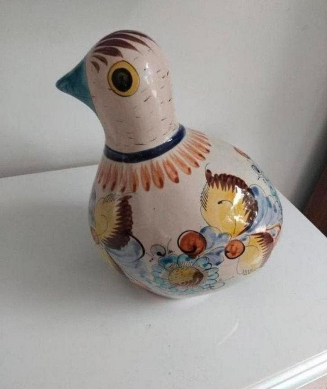 Vintage aardewerk Mexicaanse handgemaakte vogel

Prijs 15, Ophalen of Verzenden