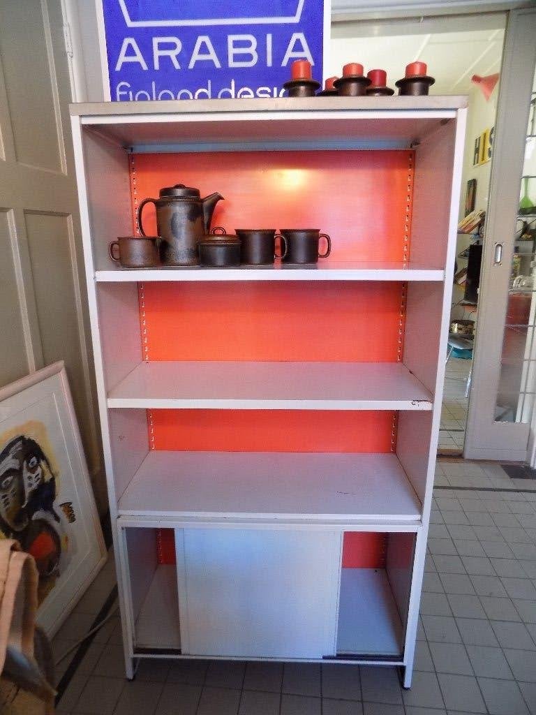 Wandkast Gispen type 5600 ontwerper Andre Cordemeyer., Gebruikt, Ophalen of Verzenden, Minder dan 150 cm, 150 tot 200 cm