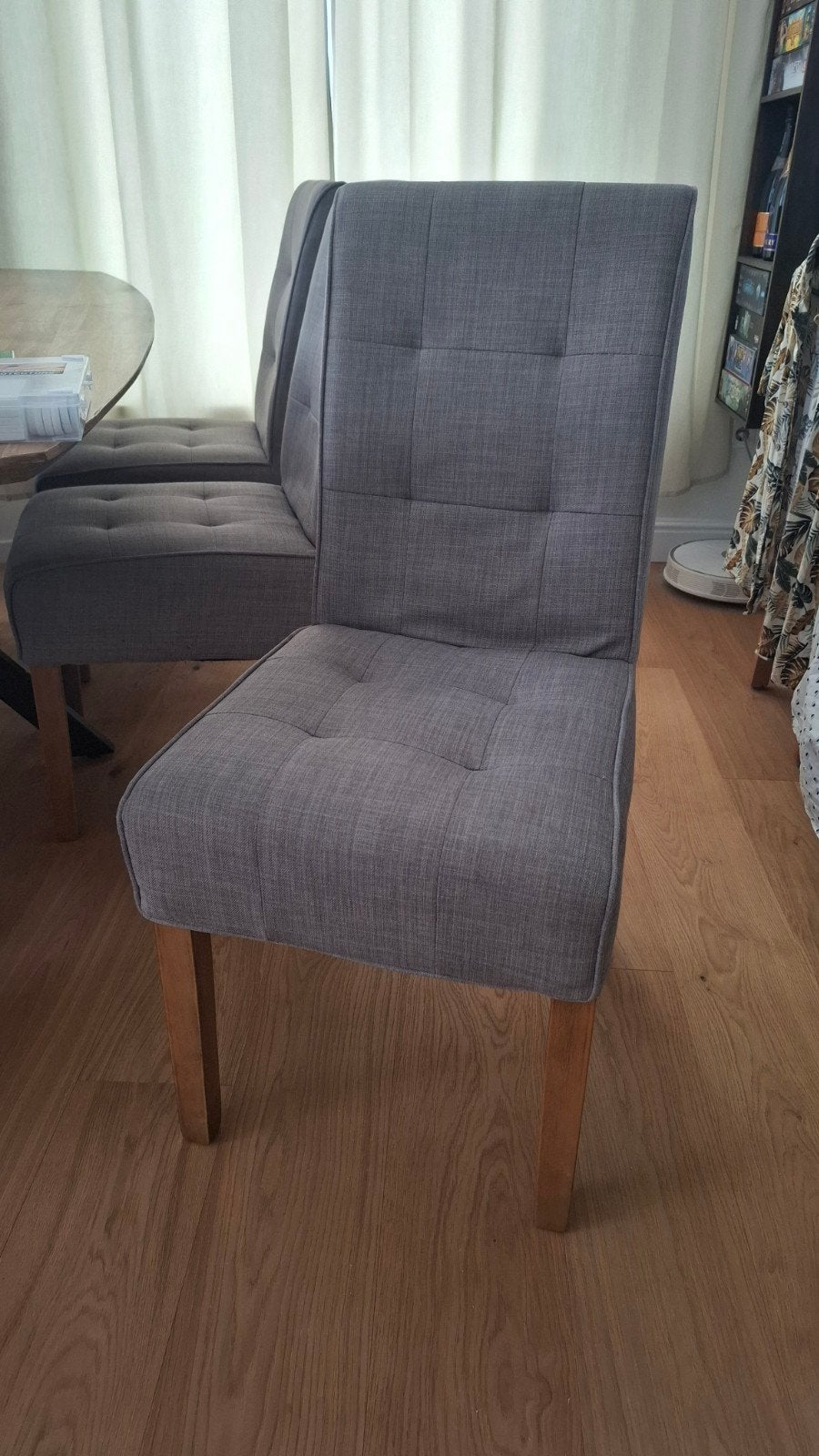 Zes eetkamerstoelen, Ophalen, Gebruikt, Vijf, Zes of meer stoelen, Stof