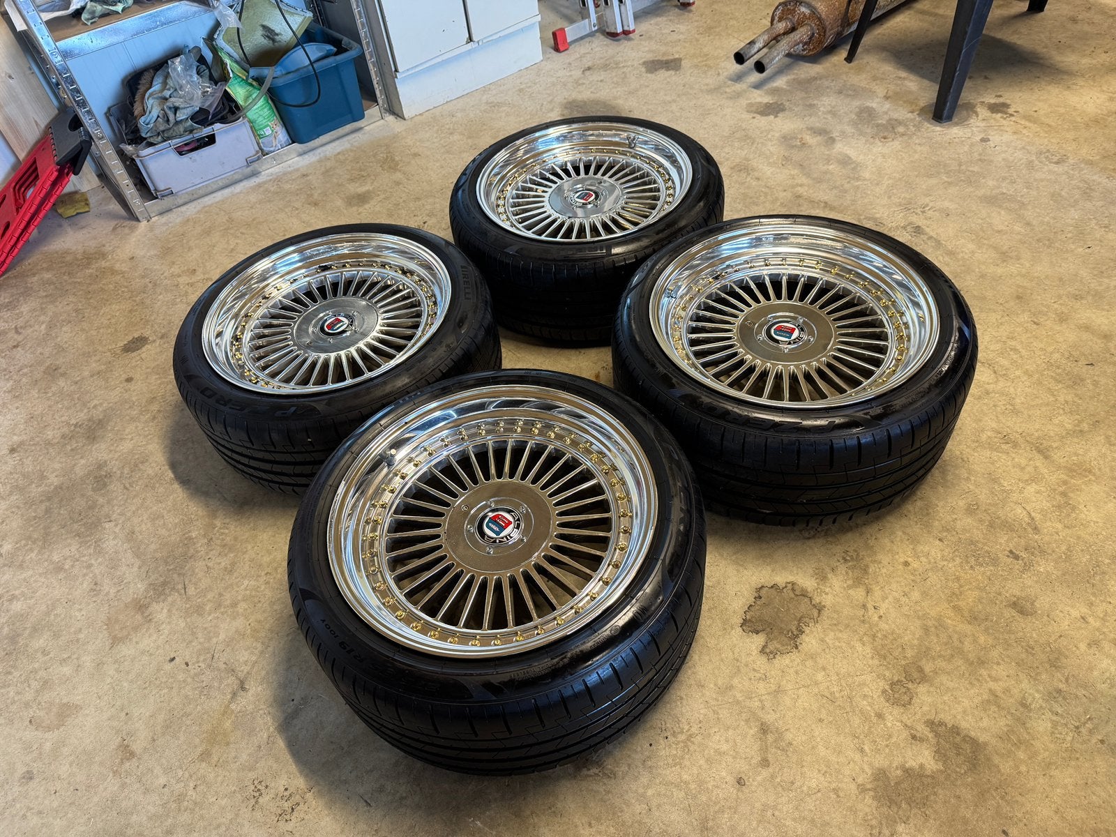 BMW Alpina Replica Breedset 19 inch Pirelli 5x120/5x112, Auto-onderdelen, Banden en Velgen, Banden en Velgen, Zomerbanden, 19 inch