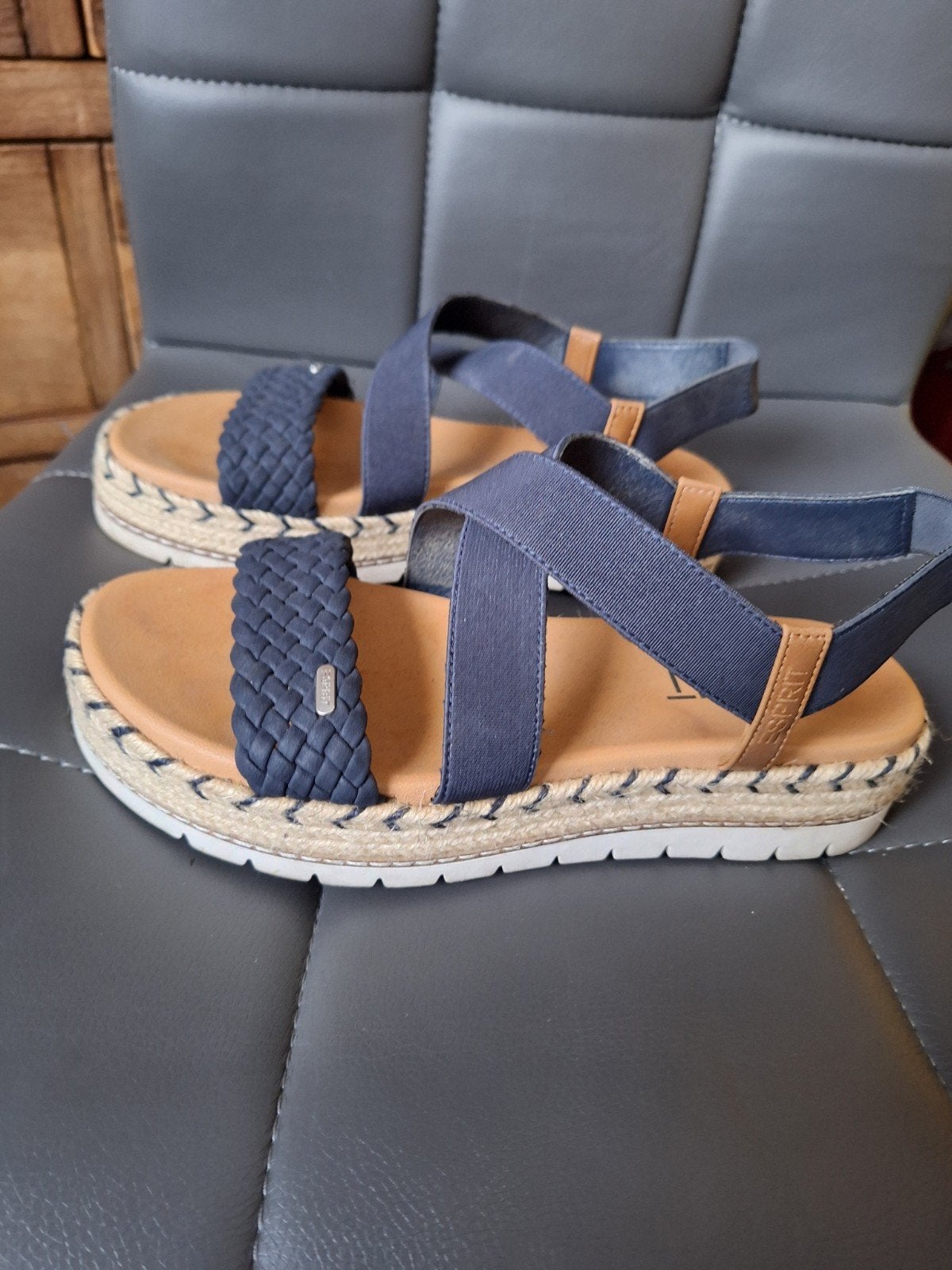 Mooie schoenen .maat 38, Zwart, Ophalen of Verzenden, Zo goed als nieuw, Esprit