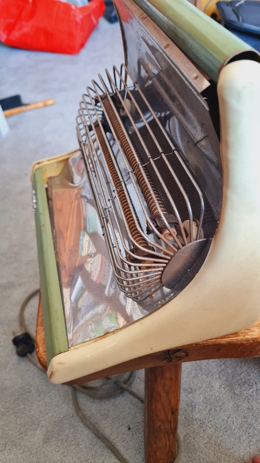 Vintage elektrische kachel - Gebruikt AEG, Doe-het-zelf en Verbouw, Verwarming en Radiatoren, Ophalen of Verzenden