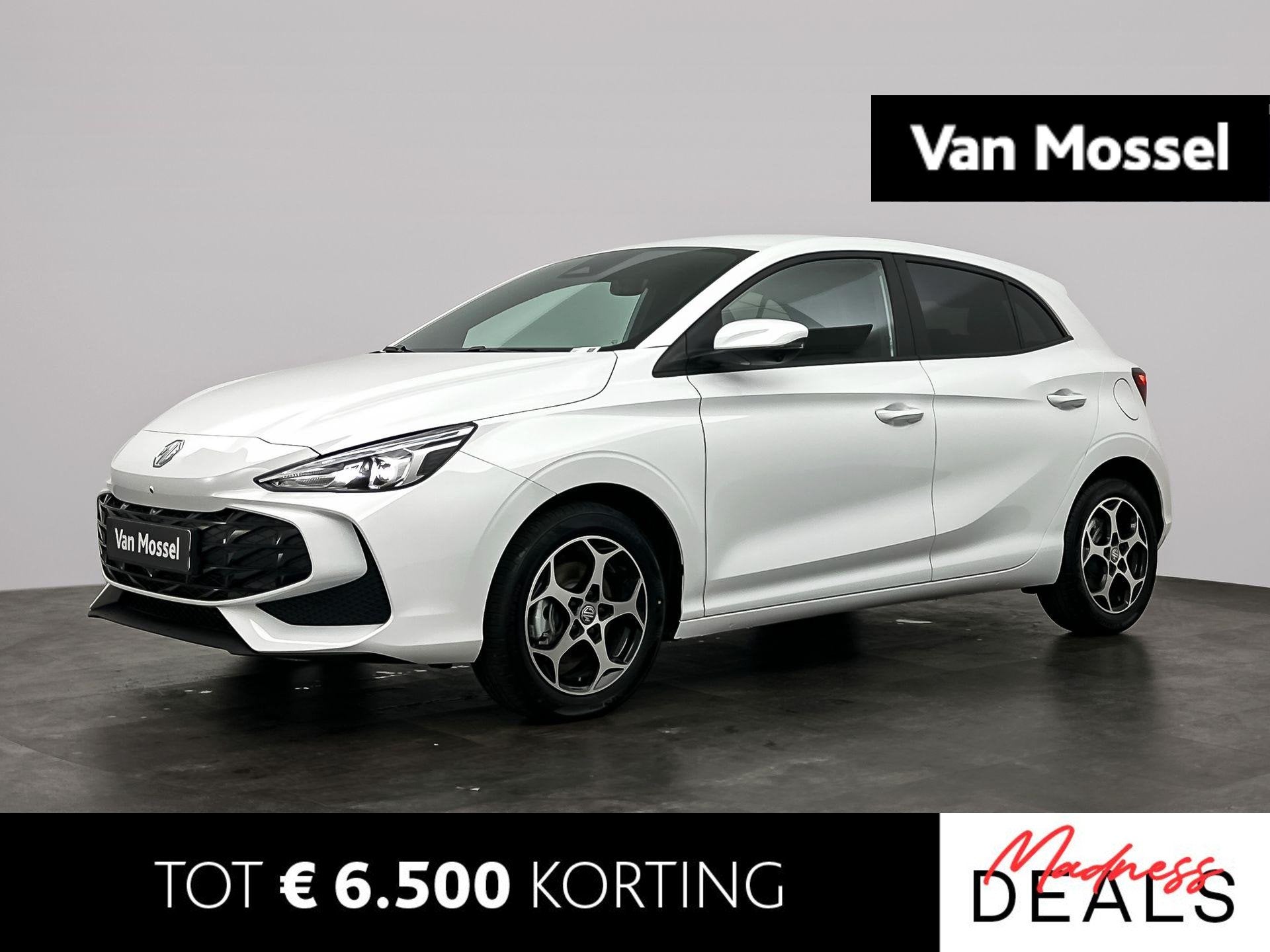 MG 3 1.5T Hybrid Luxury Madness Edition | Camera | LED | Sto, Auto's, 12 maanden, 1498 cc, 4 cilinders, Wit