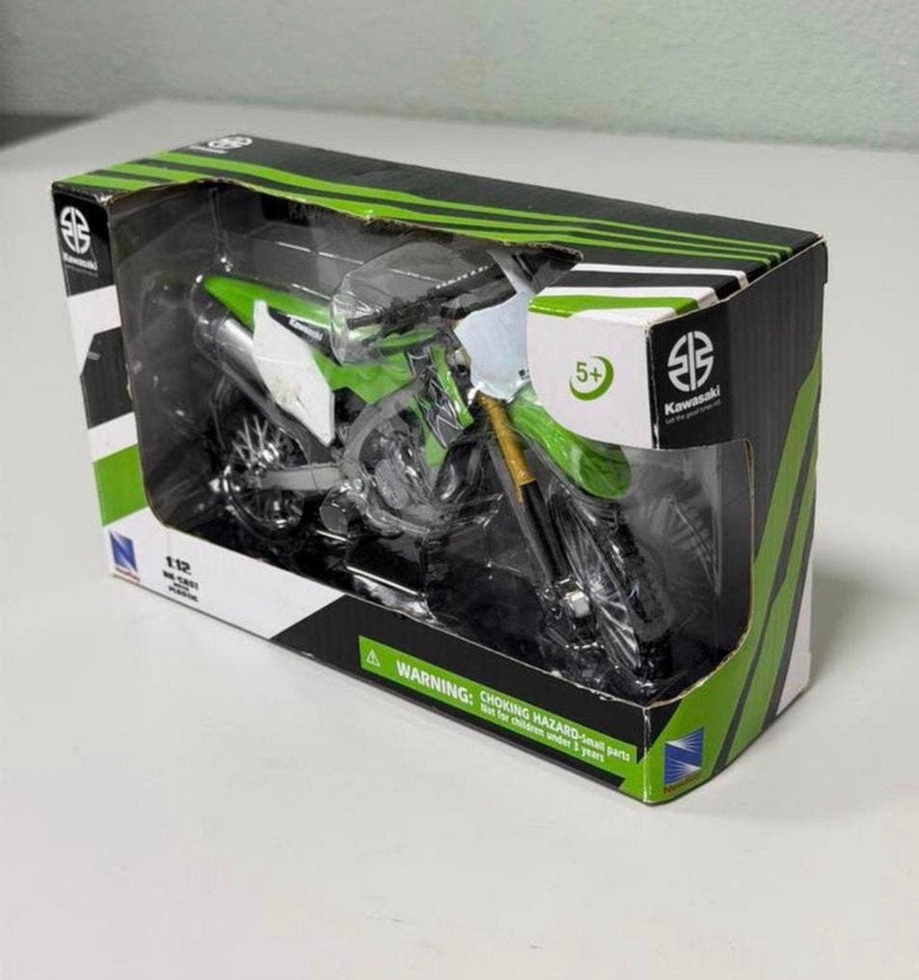 Kawasaki KX450F Miniatuur model motor 1:12 New Ray Diecast, Hobby en Vrije tijd, Nieuw, Ophalen of Verzenden, H, Motor