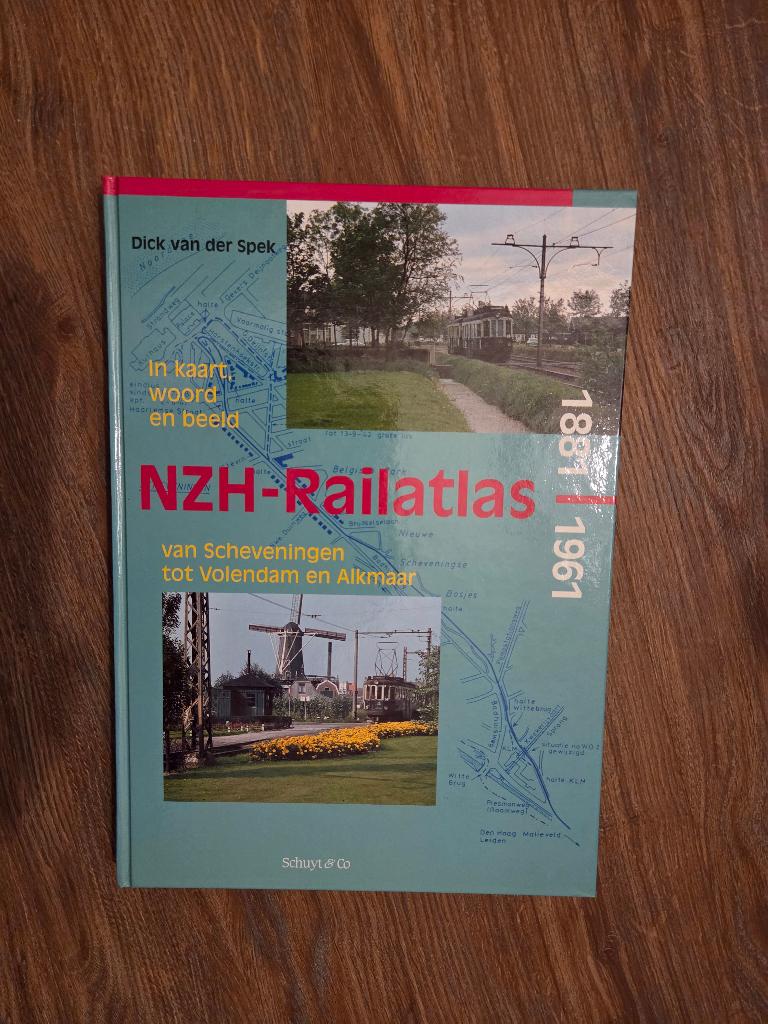 NZH railatlas Scheveningen Volendam Alkmaar, Ophalen of Verzenden, Zo goed als nieuw, Tram, Kaart of Prent