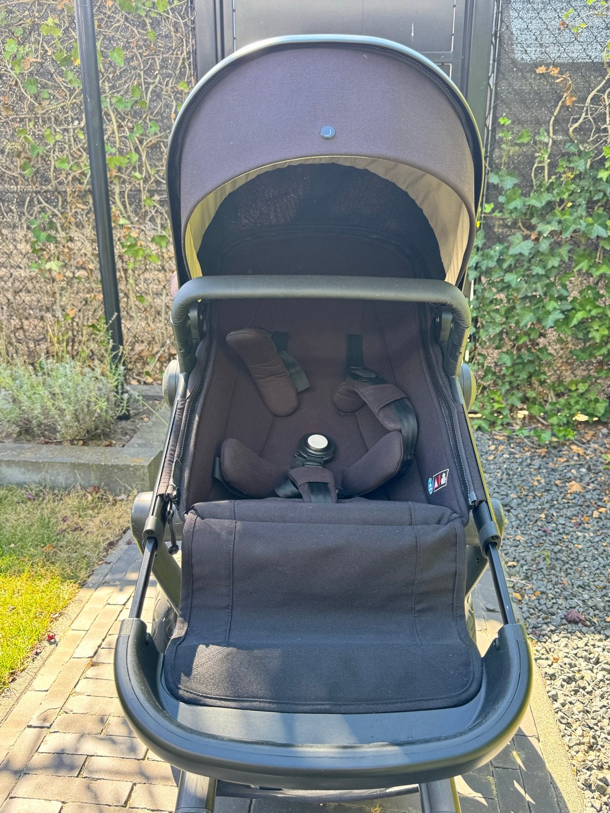 Joolz Day + brilliant black combiwagen, Kinderen en Baby's, Kinderwagens en Combinaties, Gebruikt, Combiwagen, Verstelbare duwstang