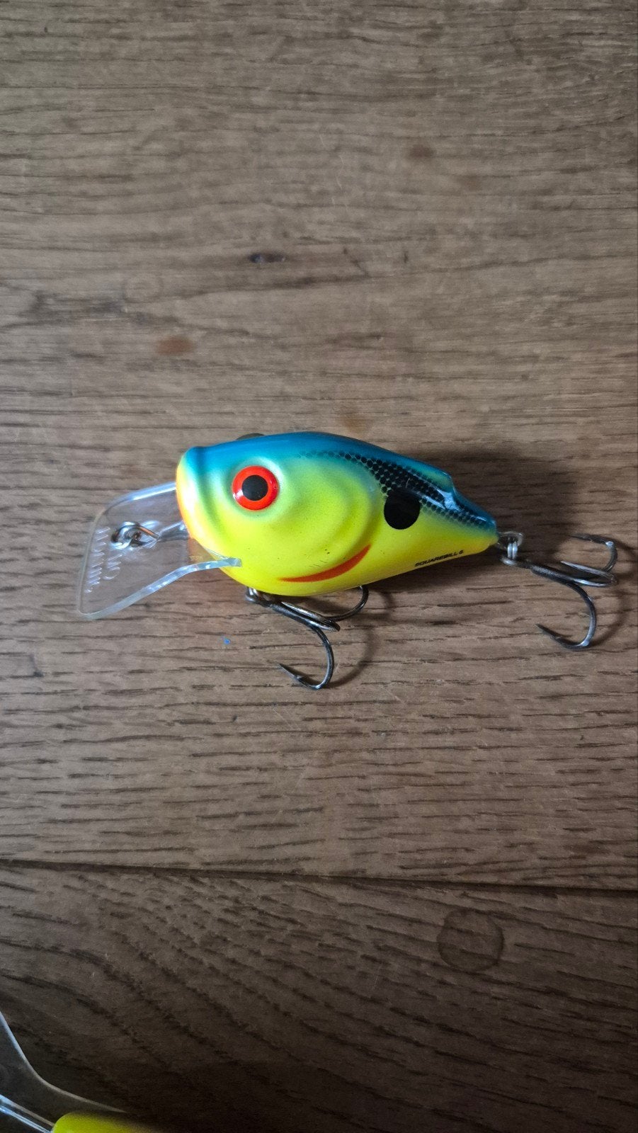 Salmo Squarebill 6 - Chatreuse blue Snoek Baars snoekbaars, Ophalen of Verzenden, Zo goed als nieuw, Kunstaas