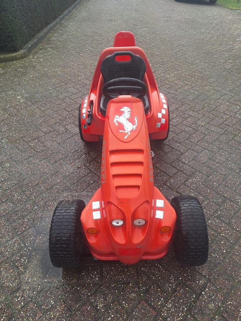 Ferrari Trapauto voor Kinderen - Rood, Ophalen, Gebruikt, Trapvoertuig