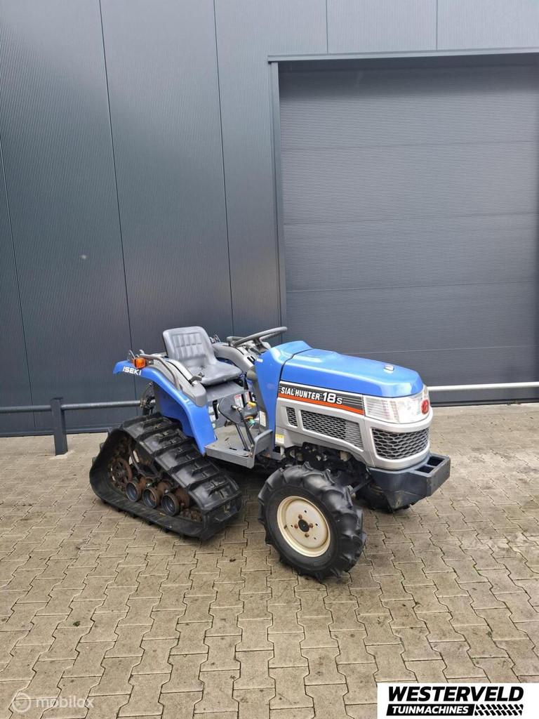 Iseki Hunter 18s minitractor half rups 18 pk uniek!, Overige merken, Gebruikt, Info@westerveldtuinmachines.nl, Iseki