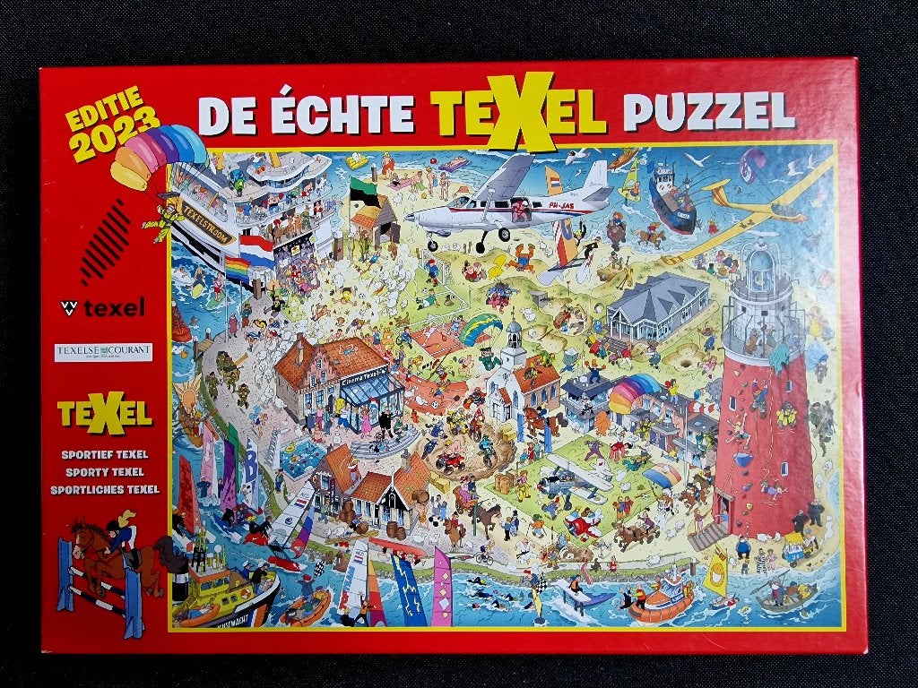 Texel puzzel editie 2023, Hobby en Vrije tijd, Denksport en Puzzels, Ophalen, 500 t/m 1500 stukjes, Zo goed als nieuw, Legpuzzel