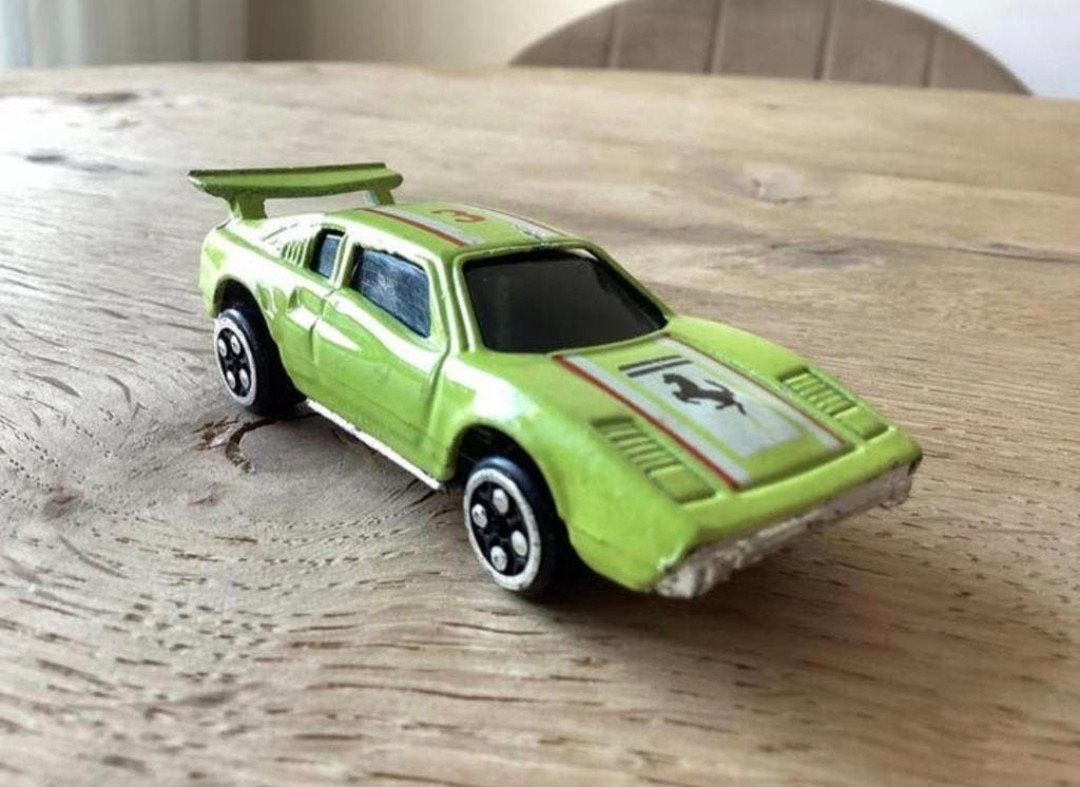 Groene raceauto diecast – Made in China, Ophalen of Verzenden, Zo goed als nieuw, Auto