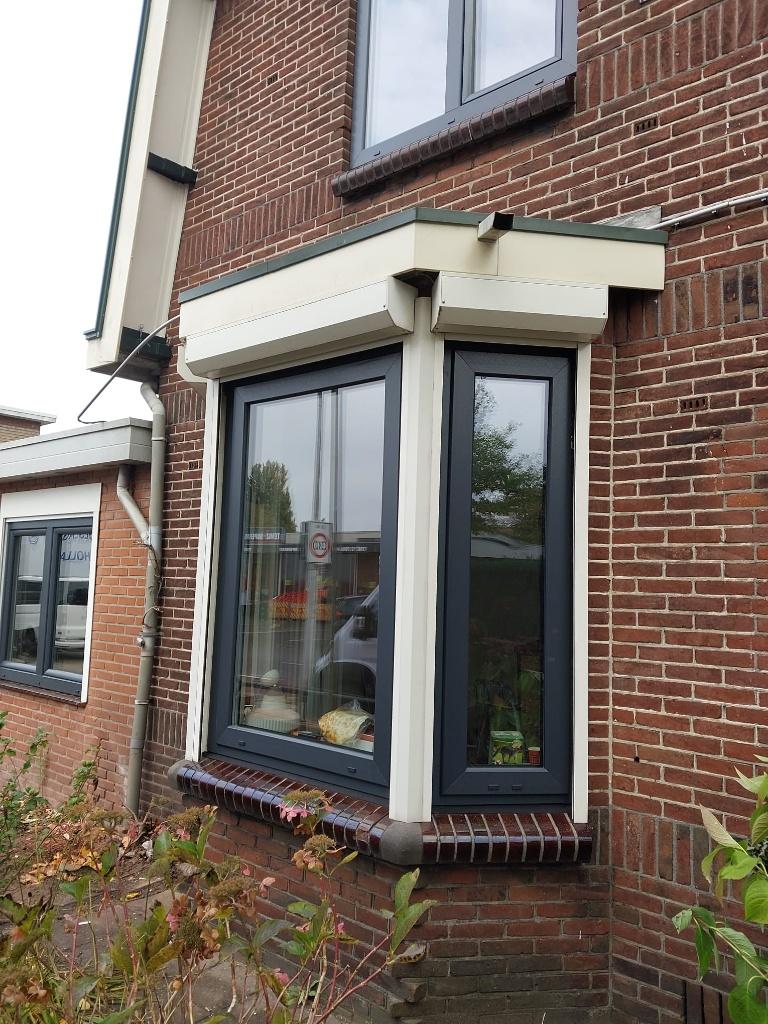 KUNSTSTOF KOZIJNEN VOORZIEN VAN AANSLAG IN VELE KLEUREN, Kunststof, Nieuw, Ophalen of Verzenden, Inclusief glas