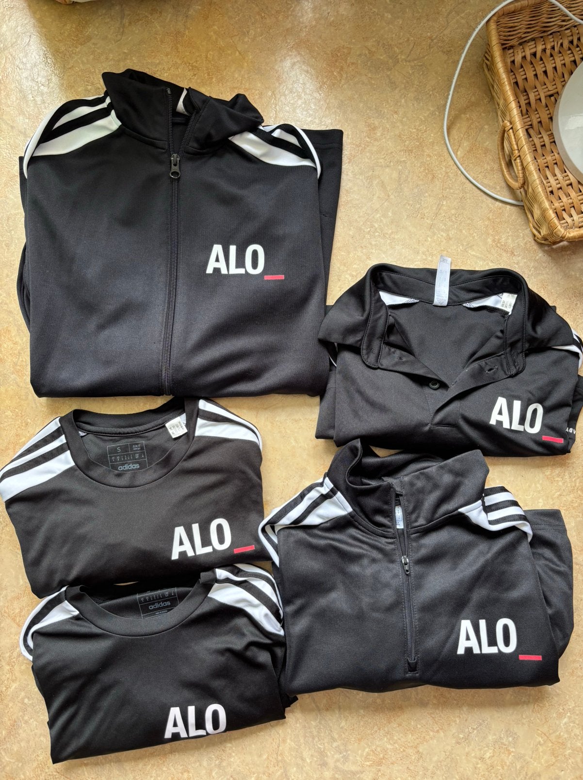 Alo kleding Han Nijmegen, Kleding | Heren, Sportkleding, Zwart, Zo goed als nieuw, Algemeen, Verzenden