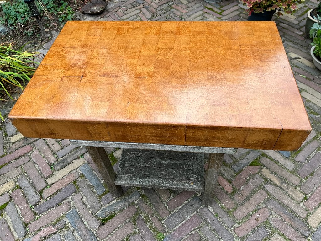 Houten hakblok, Ophalen of Verzenden, Zo goed als nieuw, Hout