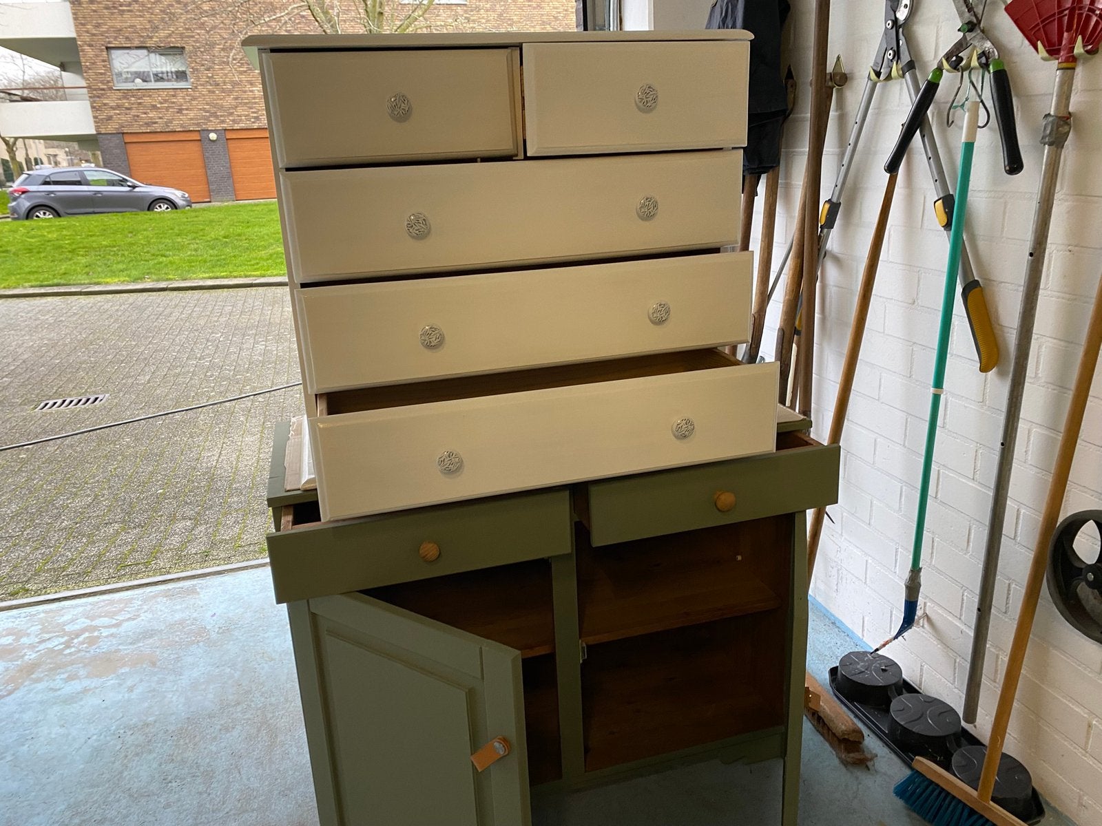Lade kasten 2x, Huis en Inrichting, Ophalen, 50 tot 100 cm, Zo goed als nieuw, Minder dan 100 cm