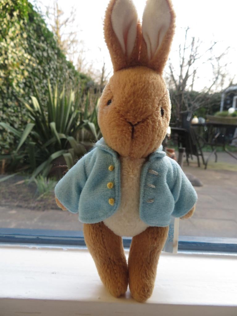 Konijn konijntje Peter Rabbit merk Eden meet ca 20 cm, Ophalen of Verzenden, Zo goed als nieuw, Konijn