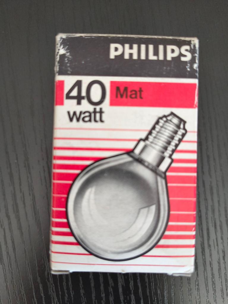 Philips E14 lamp 40 watt, 30 tot 60 watt, Gloeilamp, E14 (klein), Nieuw