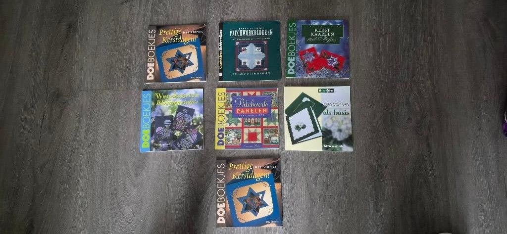 Diverse Hobbyboeken: Kerst, Patchwork, Wenskaarten, Gebruikt, Overige thema's, Meerkleurig, Ophalen of Verzenden