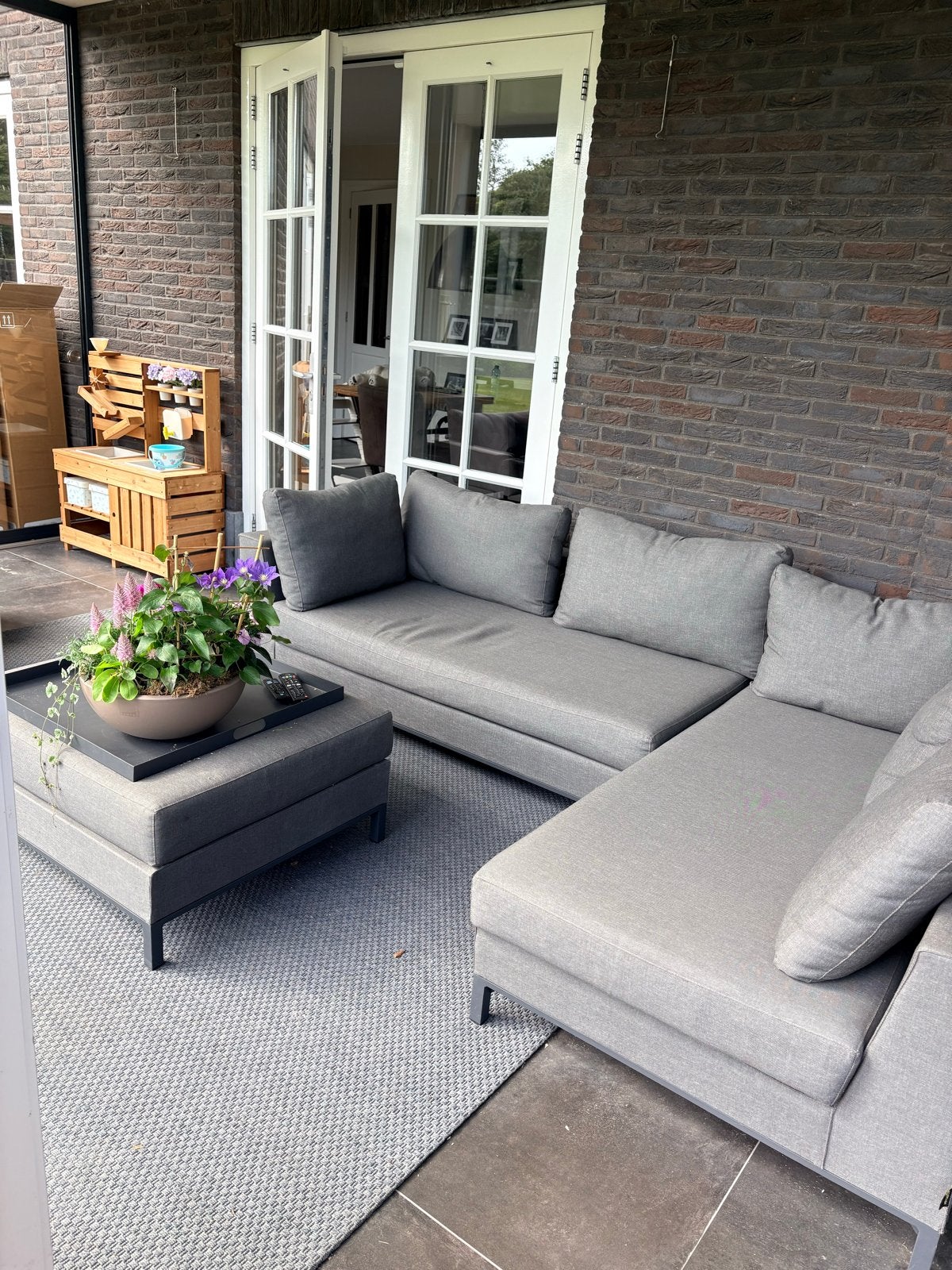 Woood Exotan Loungeset Sicilie, Ophalen, Gebruikt, Loungeset, Bank