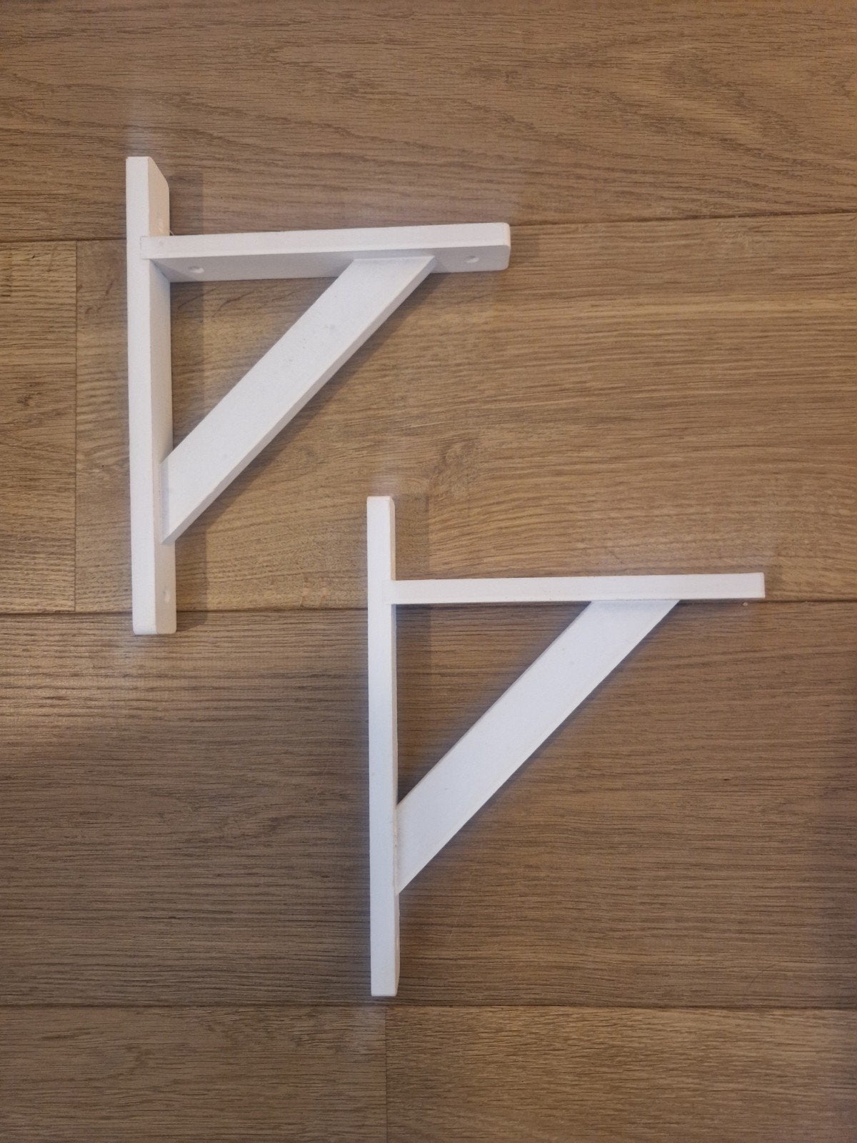 12! Nieuwe witte houten plankdragers, Huis en Inrichting, Woonaccessoires | Wandplanken en Boekenplanken, Ophalen, Nieuw