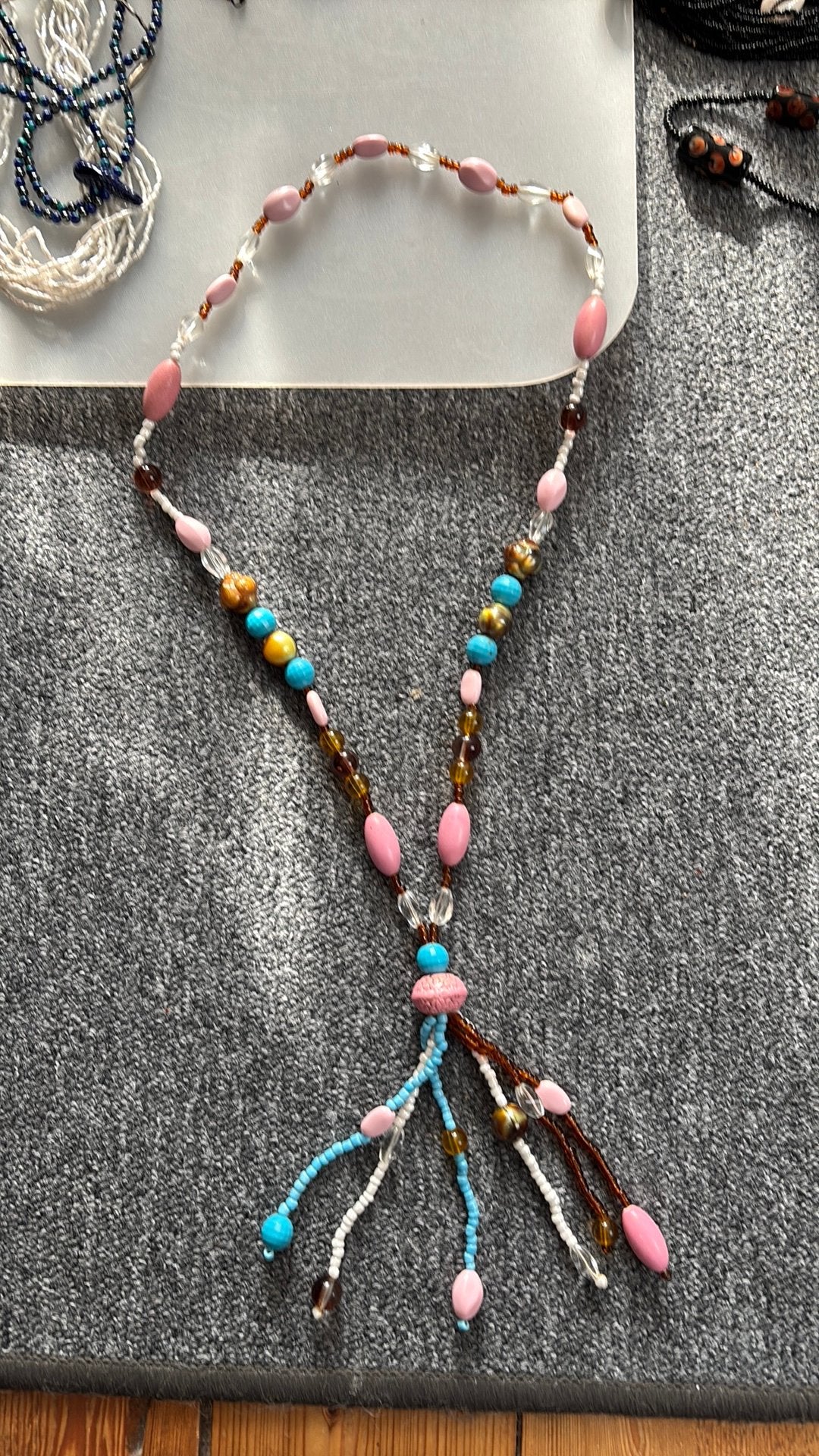 Vintage ketting, Ophalen of Verzenden, Zo goed als nieuw, Overige materialen