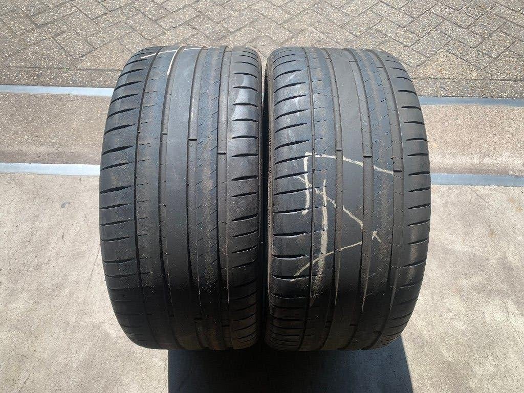 2X MICHELIN PILOT SPORT 4S BANDEN 275 35 R21 MO ~5MM, Auto-onderdelen, Banden en Velgen, Gebruikt, ., 275 mm, MICHELIN