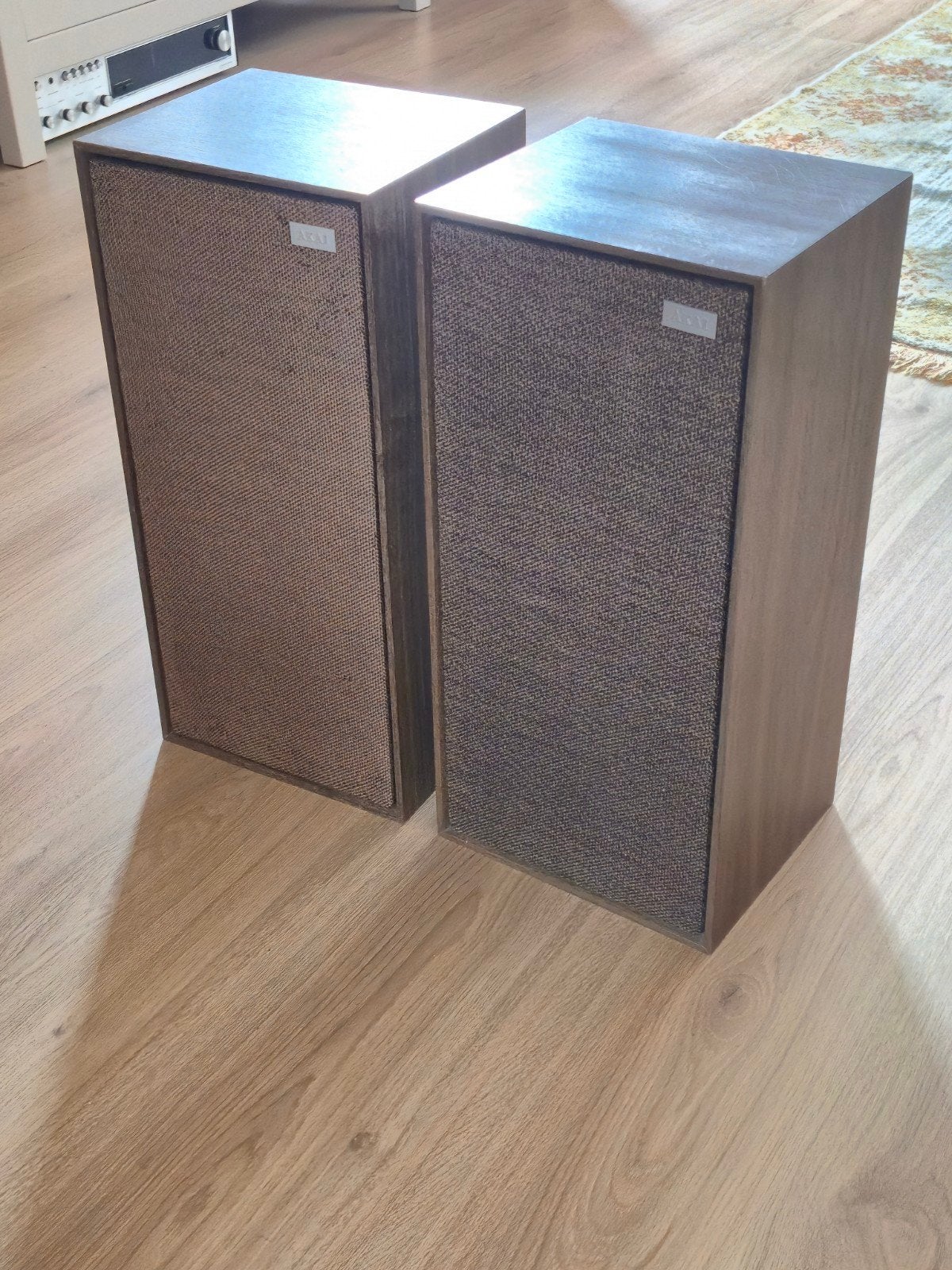 Akai sT-101 Vintage Speakers, Stereo speakers, Gebruikt, Minder dan 60 watt, Ophalen