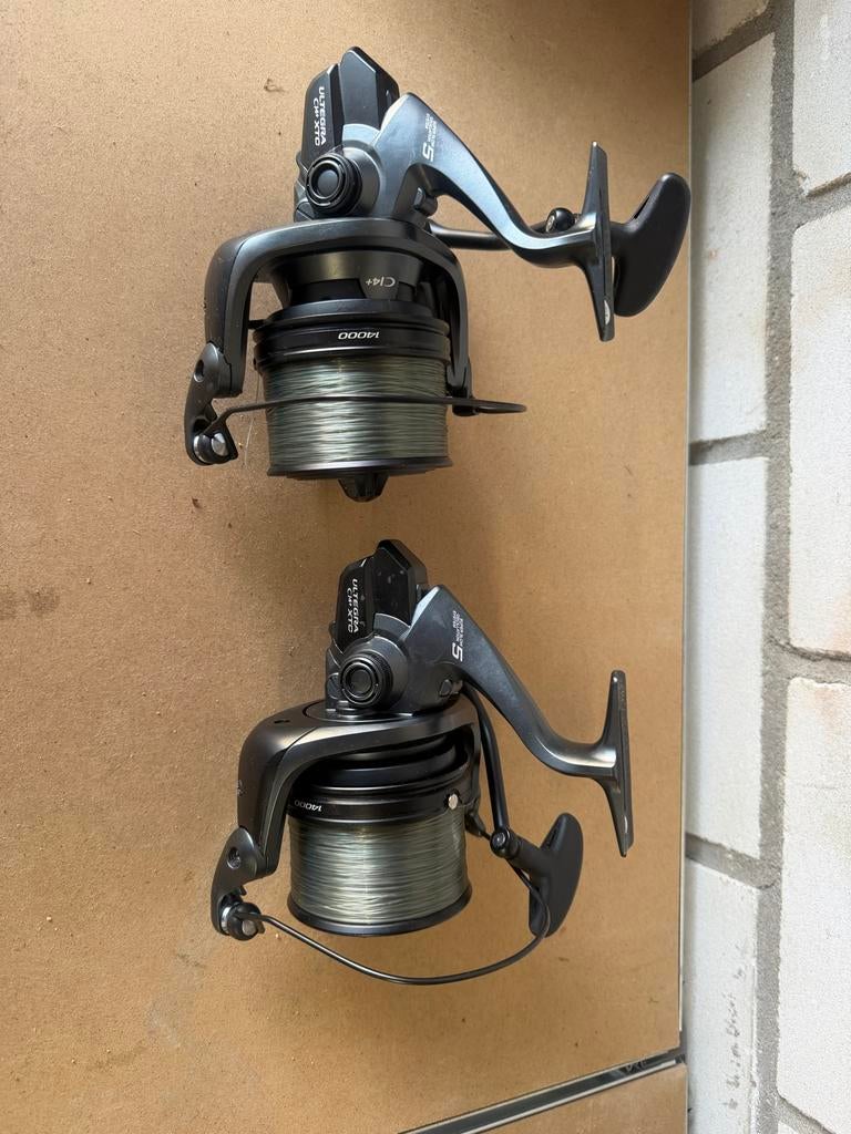 Shimano Ultegra CI4+ 14000 XTC met 2 extra spoelen, Watersport en Boten, Ophalen of Verzenden, Zo goed als nieuw, Molen