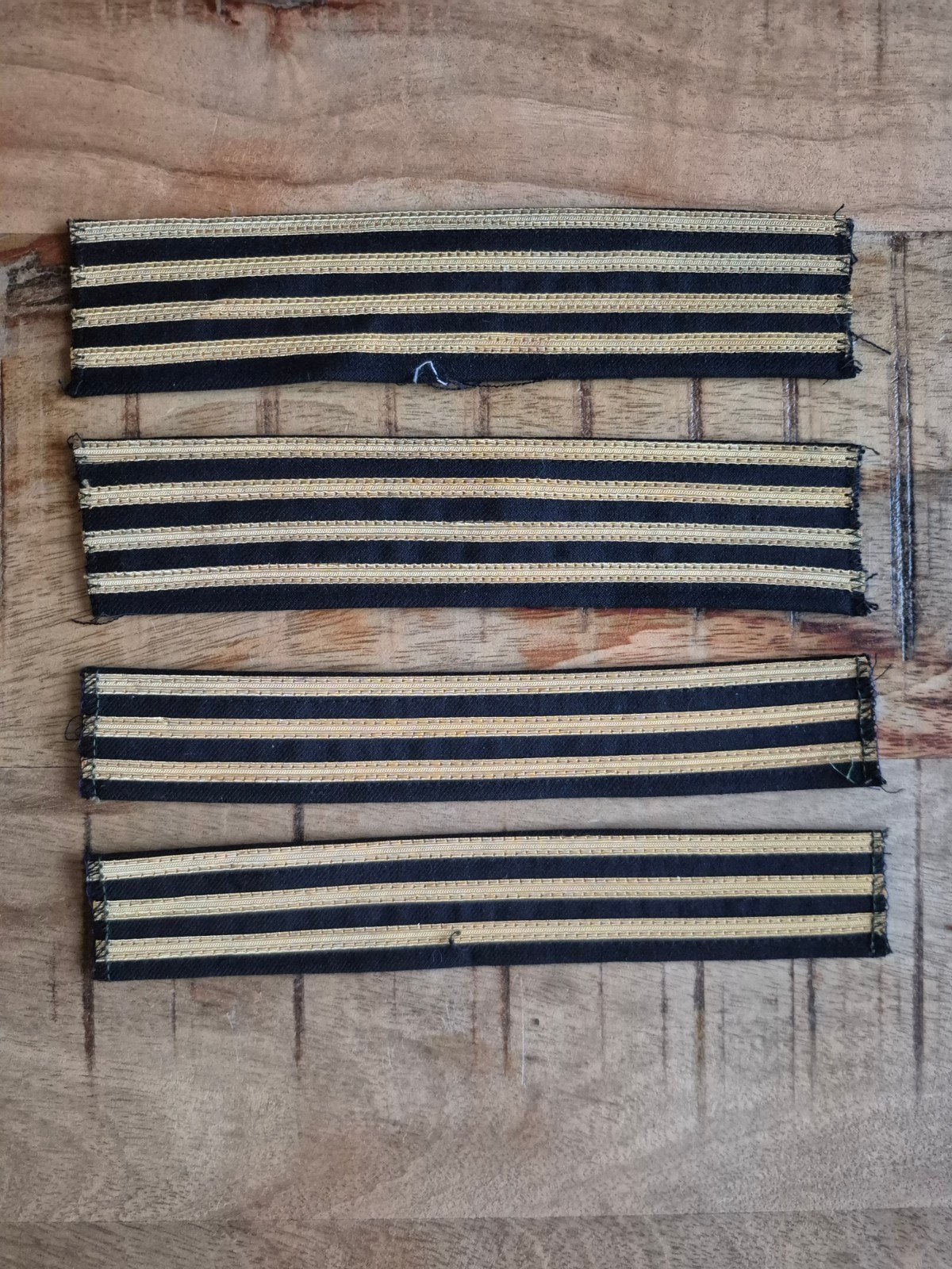 Marine rangen mouw emblemen, Ophalen of Verzenden, Marine, Nederland, Embleem of Badge