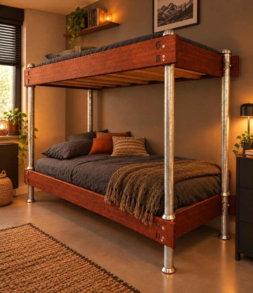Uniek stapelbed, Ophalen, Gebruikt, 90 cm, 160 tot 180 cm