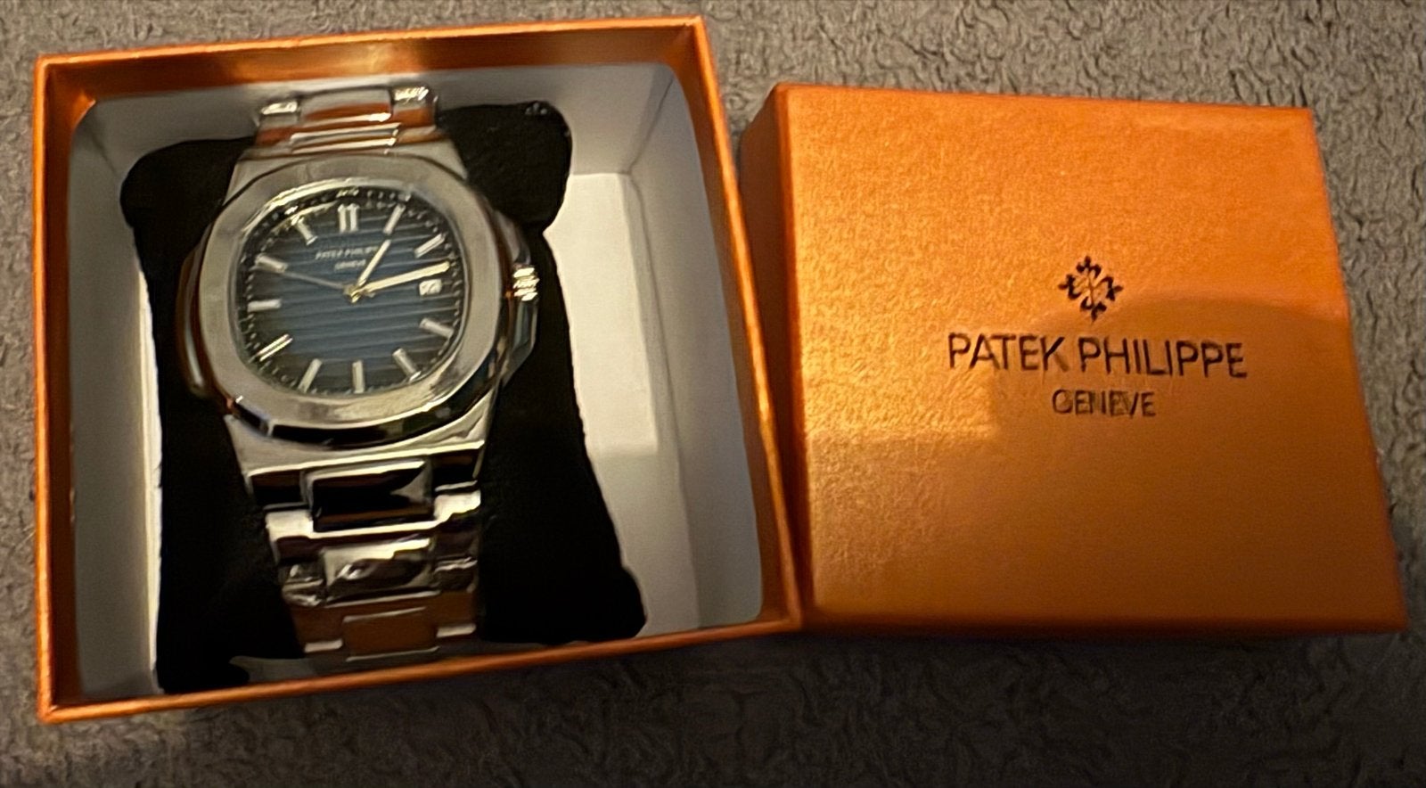 Patek Philippe Nautilus - Stalen Horloge, Sieraden, Tassen en Uiterlijk, Horloges | Antiek, Ophalen of Verzenden, Staal, Polshorloge