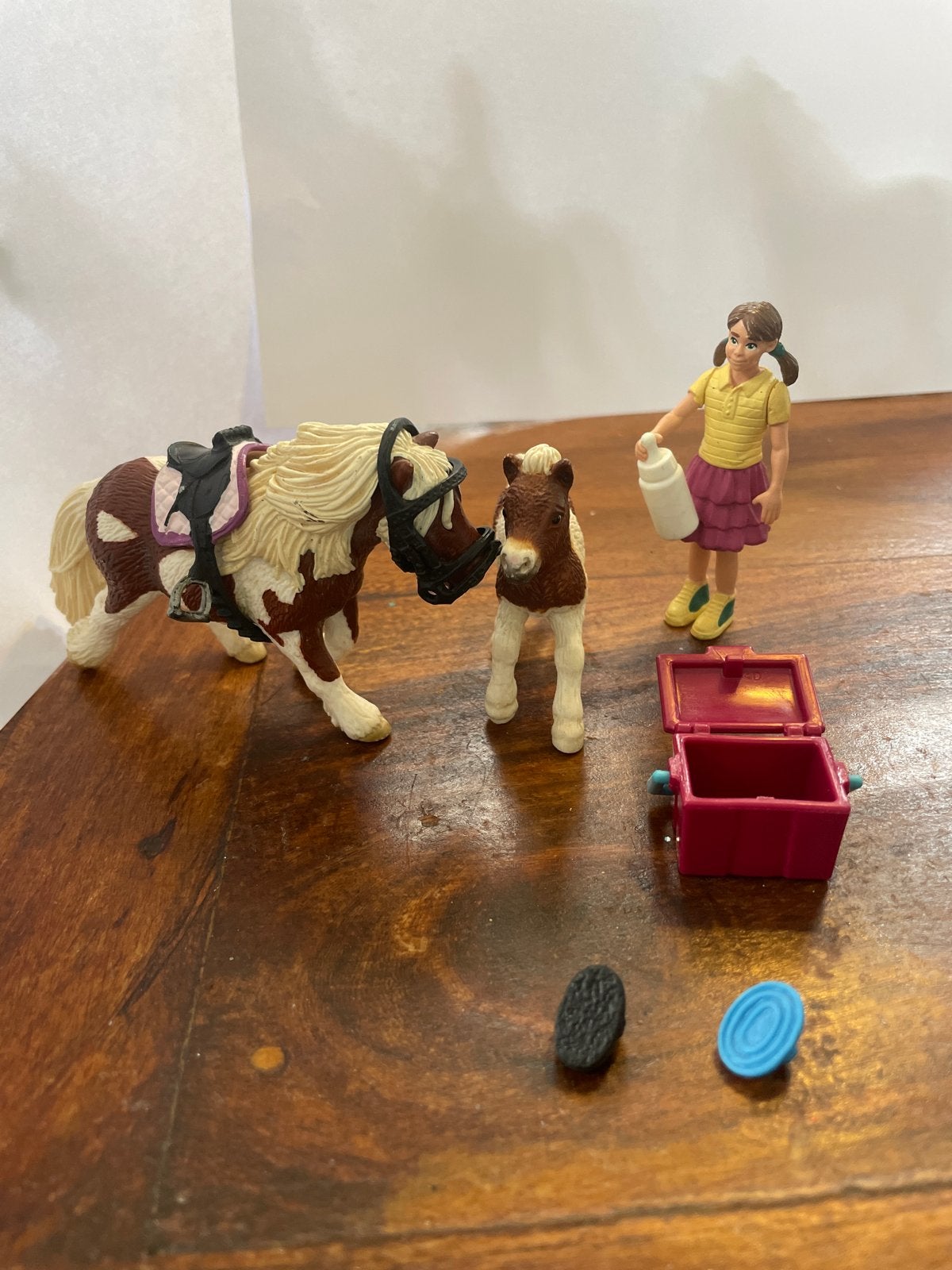 Schleich paarden set met meisje, Ophalen of Verzenden, Zo goed als nieuw