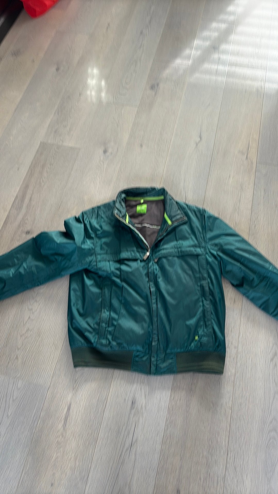 Hugo Boss Jas L, Ophalen, Zo goed als nieuw, Maat 48/50 (M), Blauw