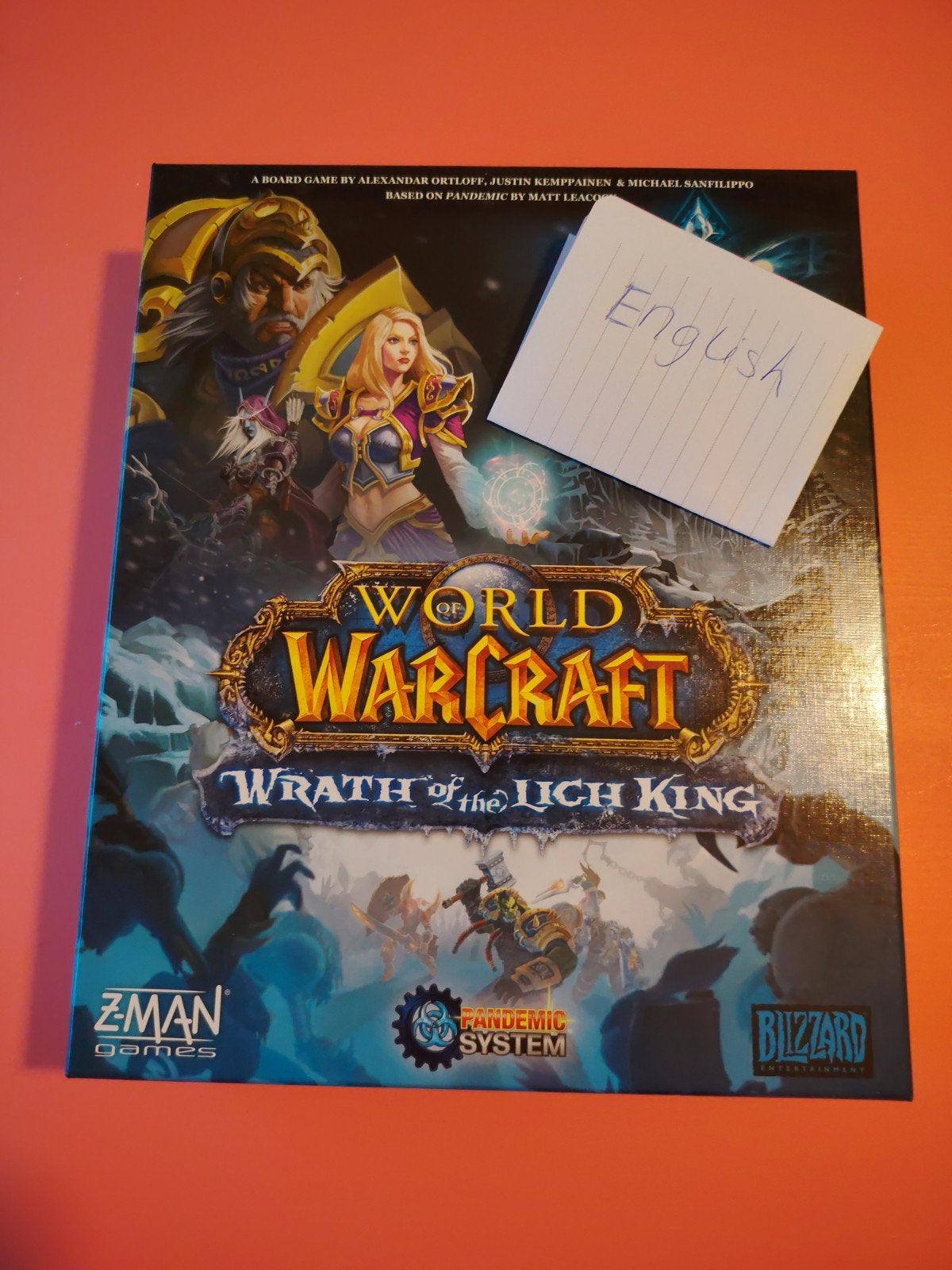 World of Warcraft: Wrath of the Lich King bordspel, Een of twee spelers, Ophalen of Verzenden, Zo goed als nieuw, Z-Man Games / Blizzard Entertainment