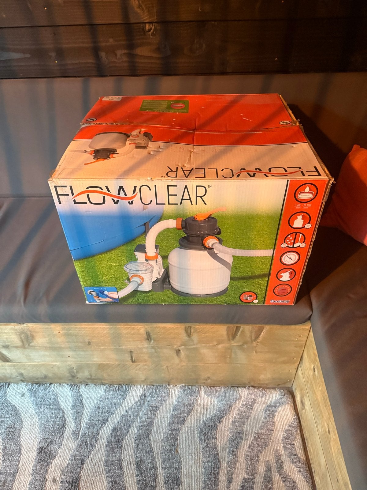 Bestway Flowclear zandfilterpomp, Ophalen of Verzenden, Gebruikt, Zwembadpomp