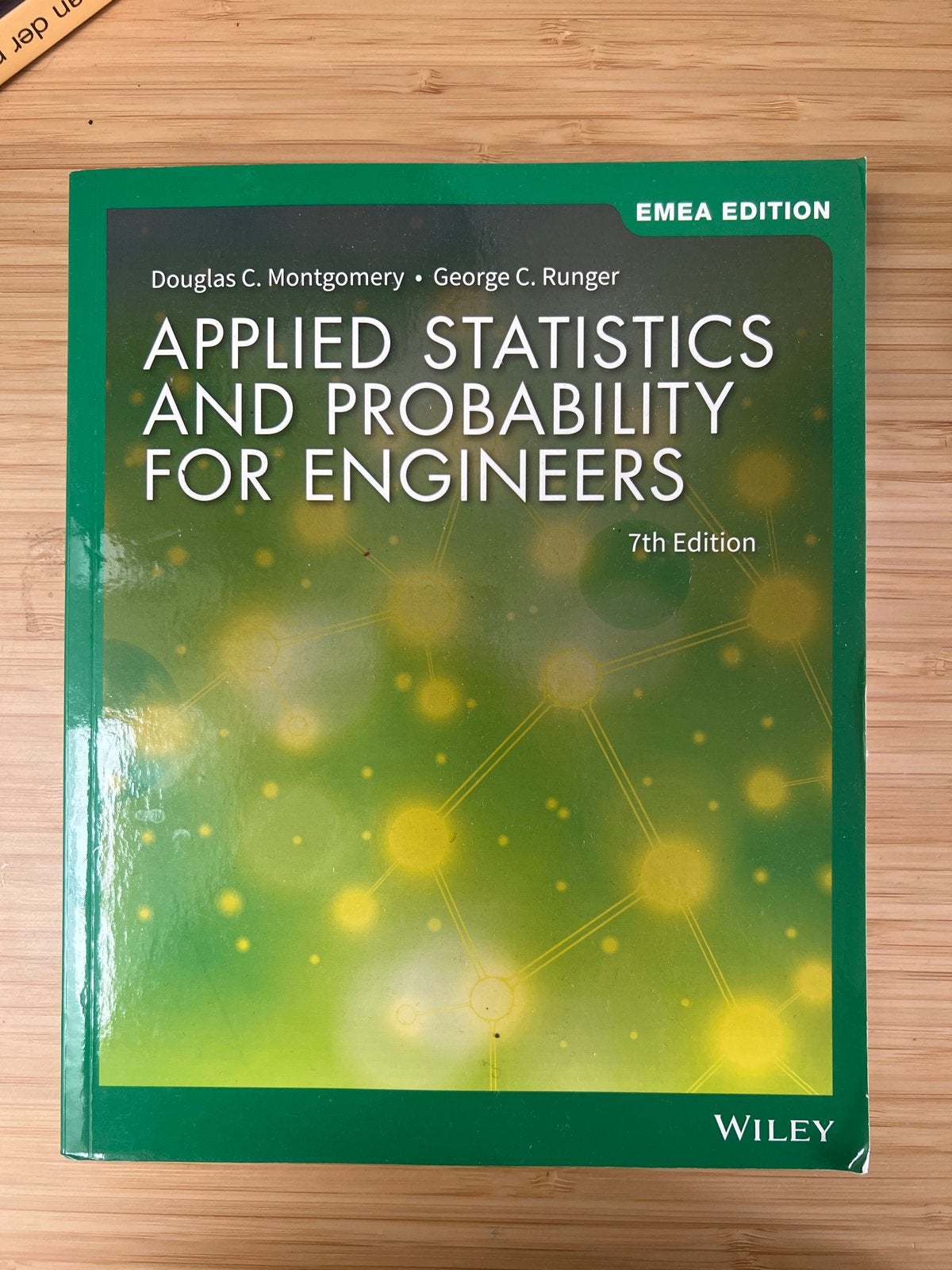 Applied Statistics and Probability for Engineers 7e, Boeken, Studieboeken en Cursussen, Ophalen, Beta, Zo goed als nieuw, HBO