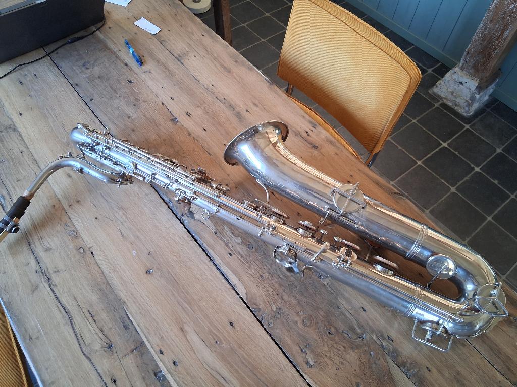 Bariton saxofoon gereviseerd, Ophalen, Gebruikt, Bariton