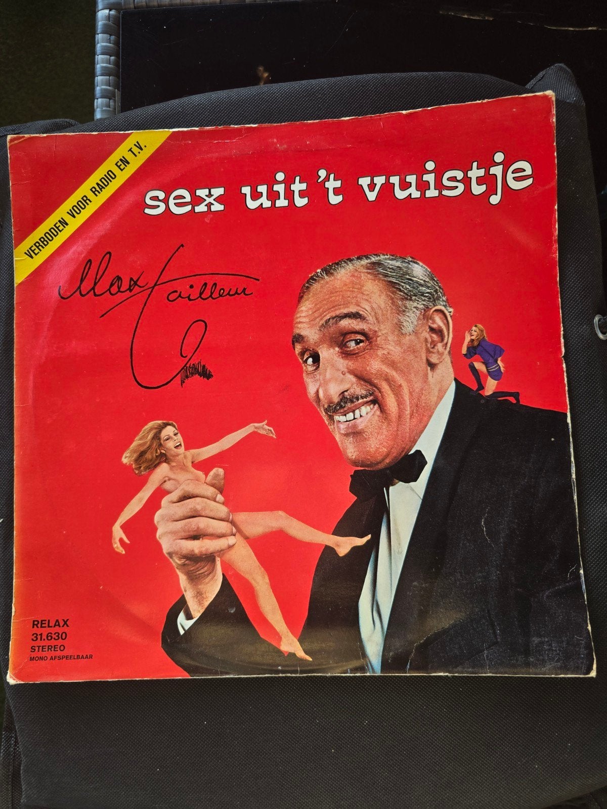 Max Tailleur - Sex uit 't vuistje LP vinyl, LP, Gebruikt, Overige genres, Ophalen of Verzenden